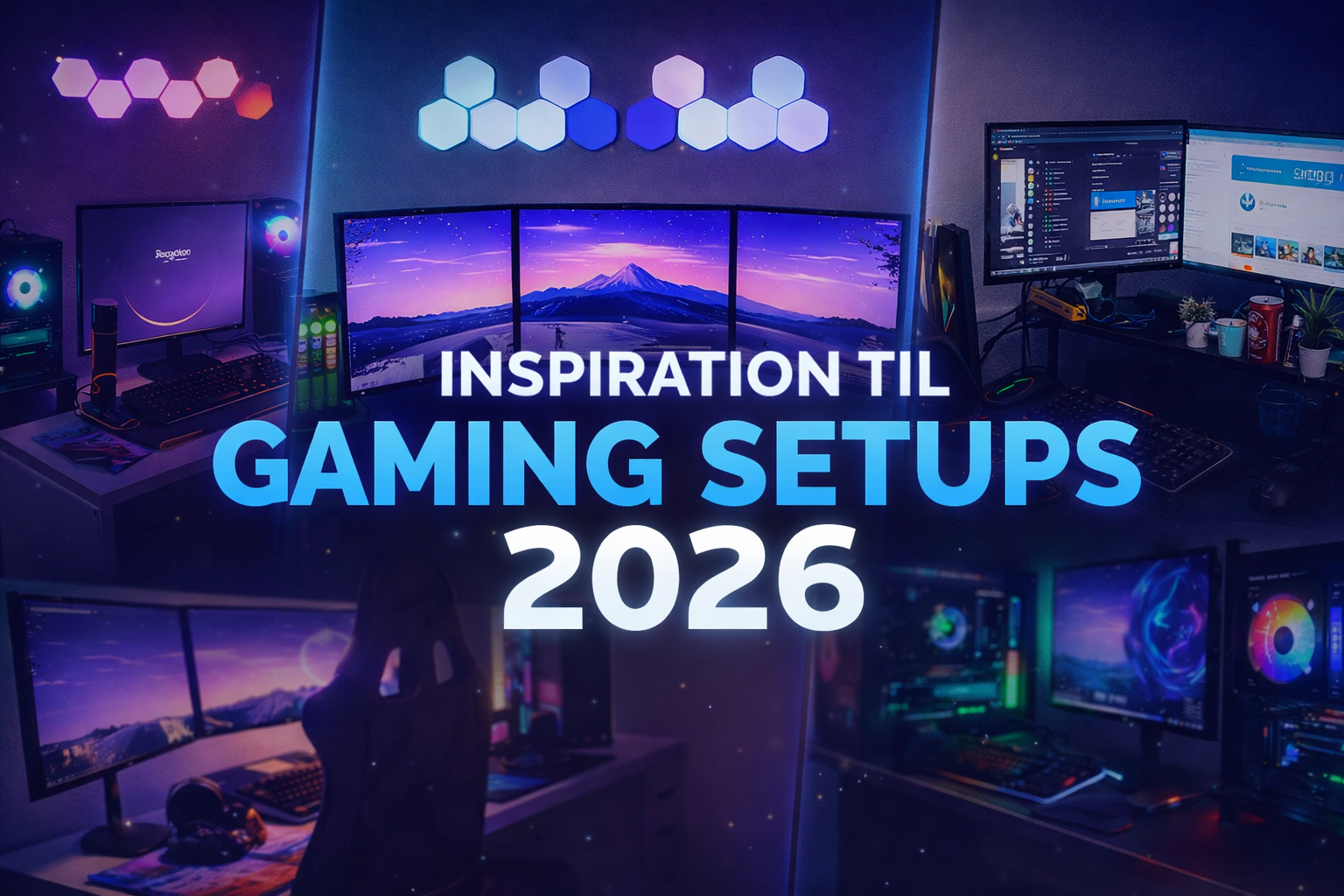 inspiration til gaming setups 2026 geekd
