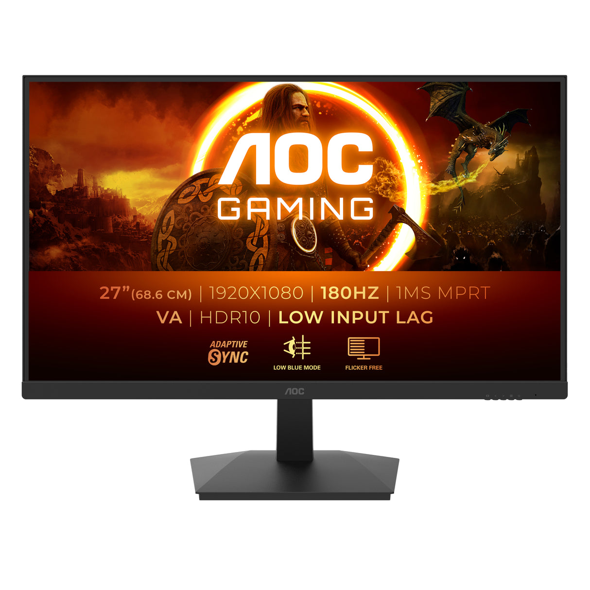 AOC G1 27G15N2 computerskærm 68,6 cm (27") 1920 x 1080 pixel Fuld HD LCD Sort