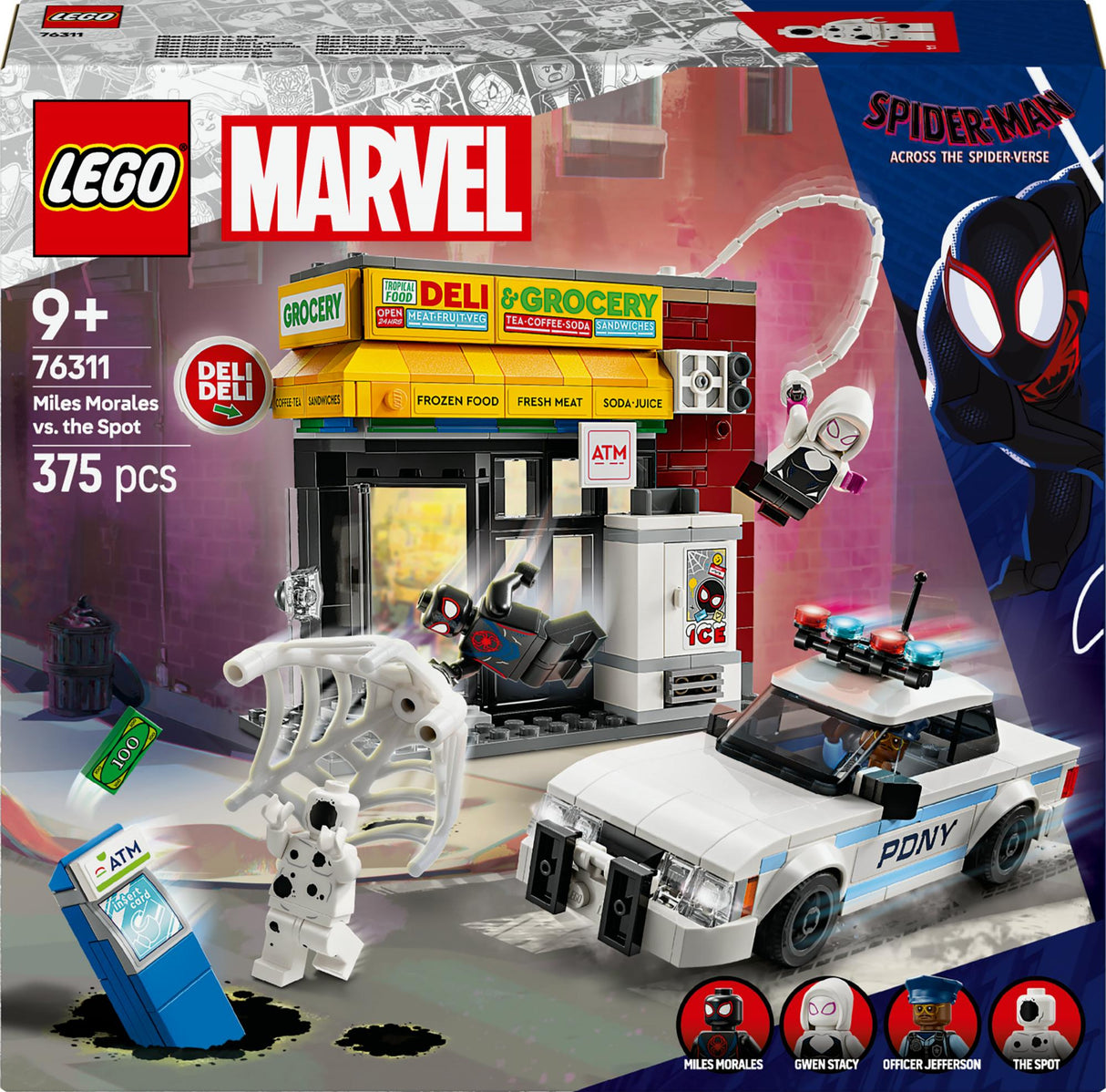 LEGO 76311 Marvel Super Heroes Spider-Verse: Miles Morales vs Spot LEGO