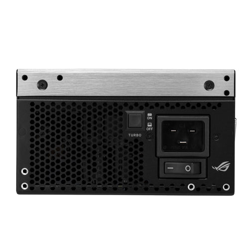 ASUS ROG Thor 1600T3 Gaming EVO – 1600 W Titanium PSU – netstik og afbryder