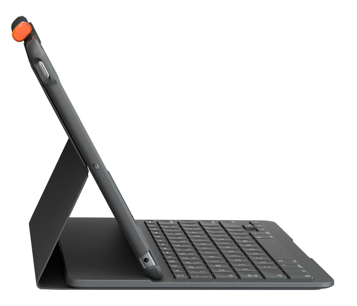 Logitech - Slim Folio for iPad 7-8-9th Graphite Nordic Logitech