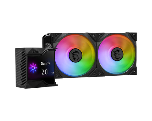 MSI MPG CORELIQUID D240 AIO-vandkøling - sort - visning 2