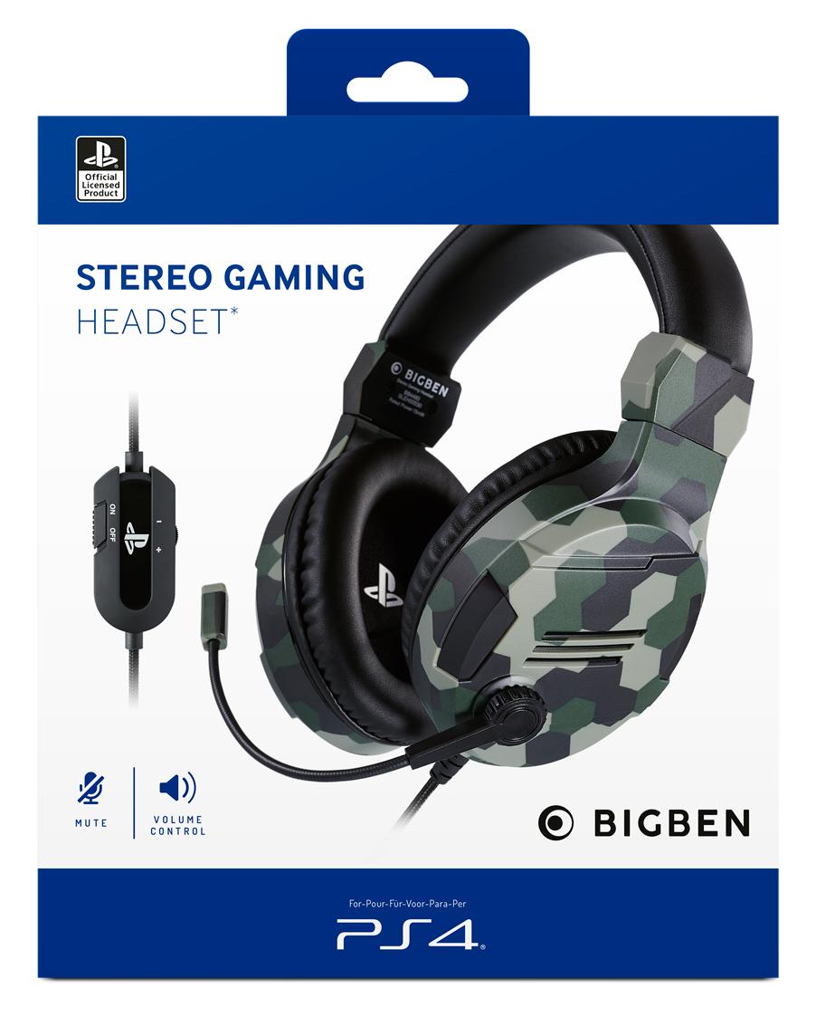 Nacon PS4 Gaming Headset V3 - Grøn - Headset - Sony