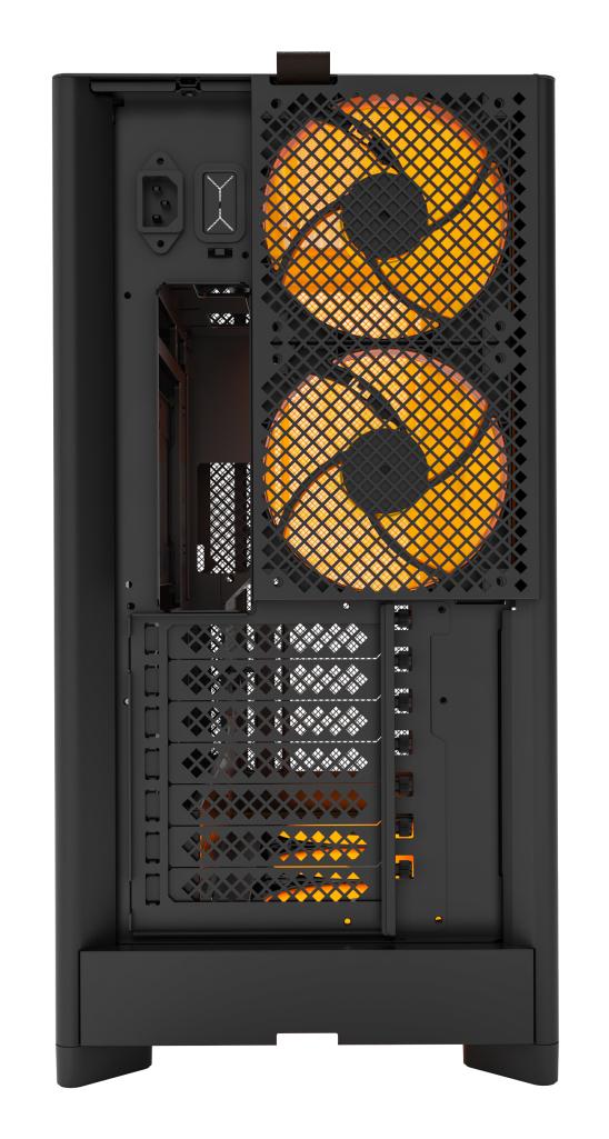 Montech HS01 PRO, ATX, Mesh front, 5 Pre-installed fans - Black Telon Technology Co Ltd (Montech)