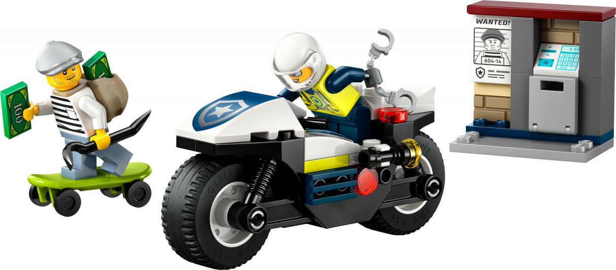 LEGO 60455 City Police Motorcycle Chase LEGO
