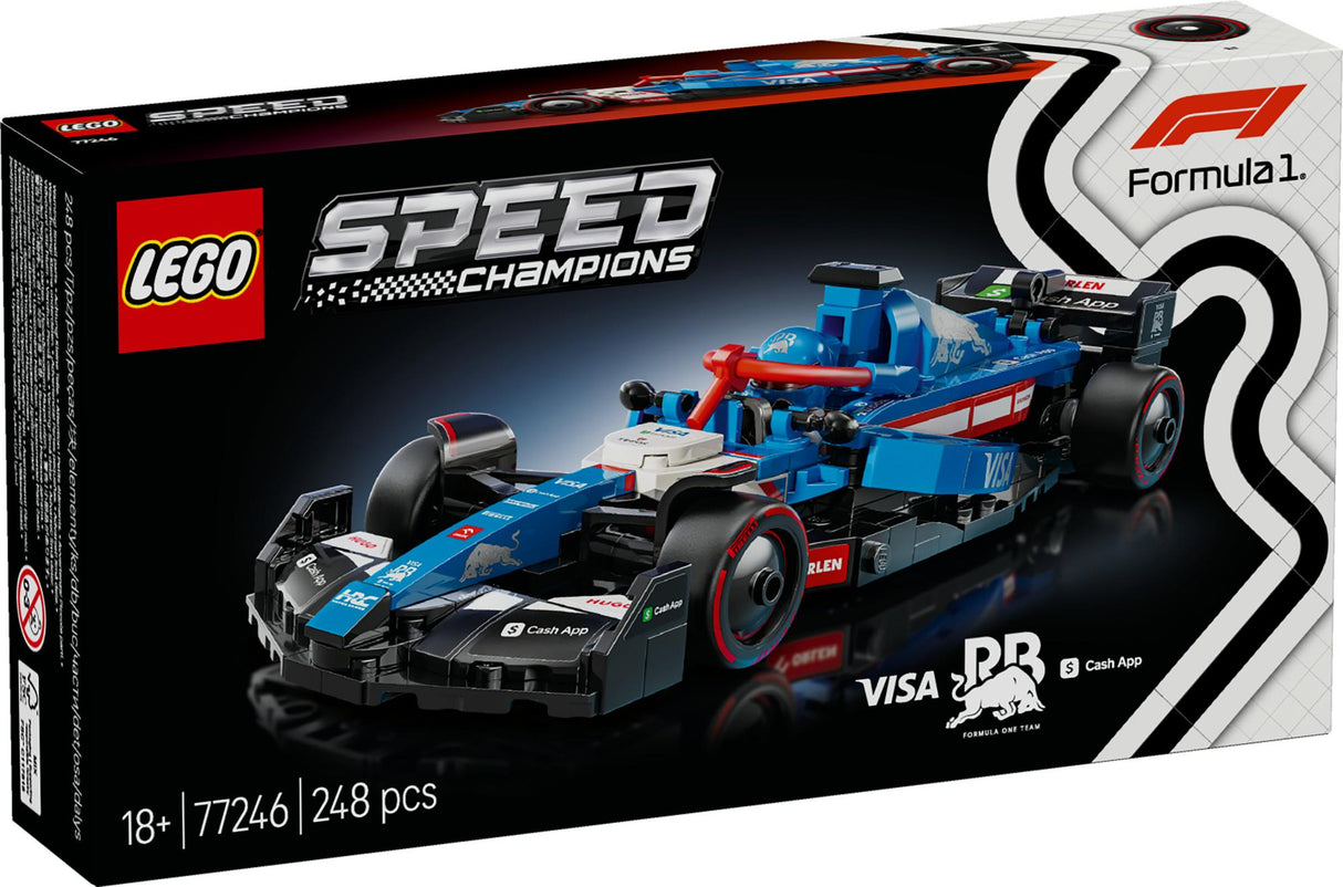 LEGO 77246 Speed Champions Visa Cash App RB VCARB 01 F1 Racing Car LEGO
