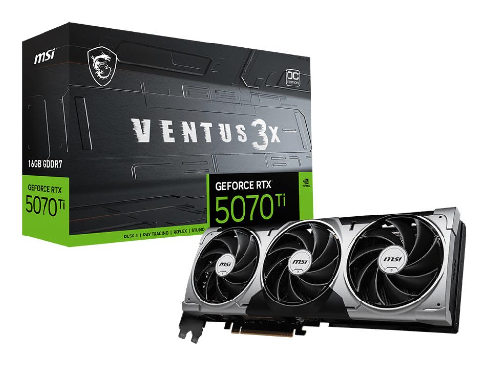MSI GeForce RTX 5070 Ti 16G VENTUS 3X OC MSI