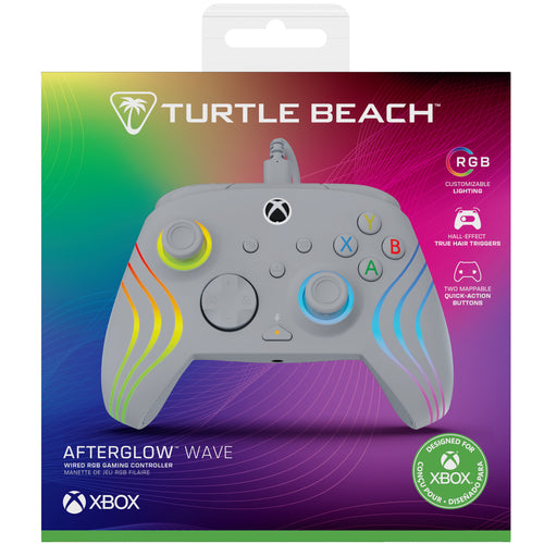 Turtle Beach Afterglow Wave Wired – Xbox/PC, grå – Emballagens front