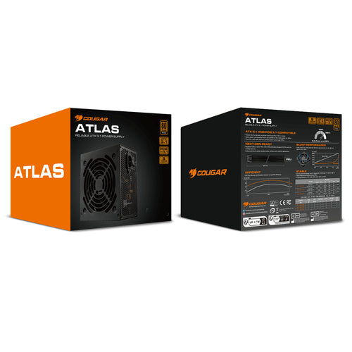 COUGAR ATLAS 650W ATX3.1/ 80 Plus Bronze strømforsyning – produktdetalje