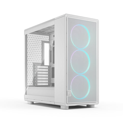 Midi Epoch XL White TG RGB Clear tint Fractal design