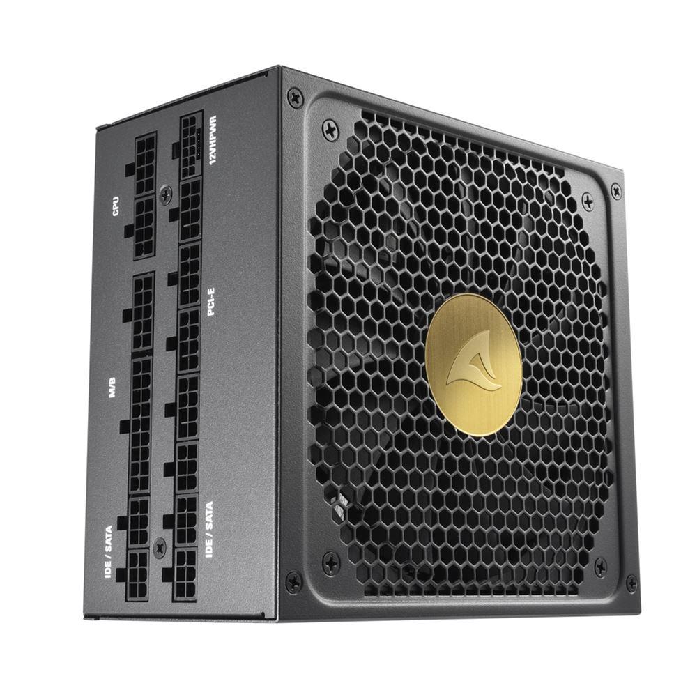 Sharkoon REBEL P30 Gold 1300W Black ATX 3.0 80 Plus Gold 12VHPWR 600W 8x PCIe Fully Modular 135mm FDB Power Supply Sharkoon