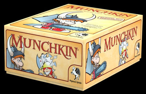 Pegasus Munchkin 1+2 Kortspil Tysk – Æske på mørk baggrund