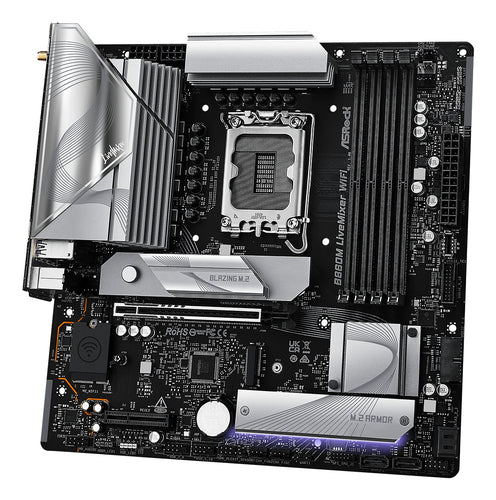 ASRock B860M LiveMixer WiFi bundkort - produktbillede 5