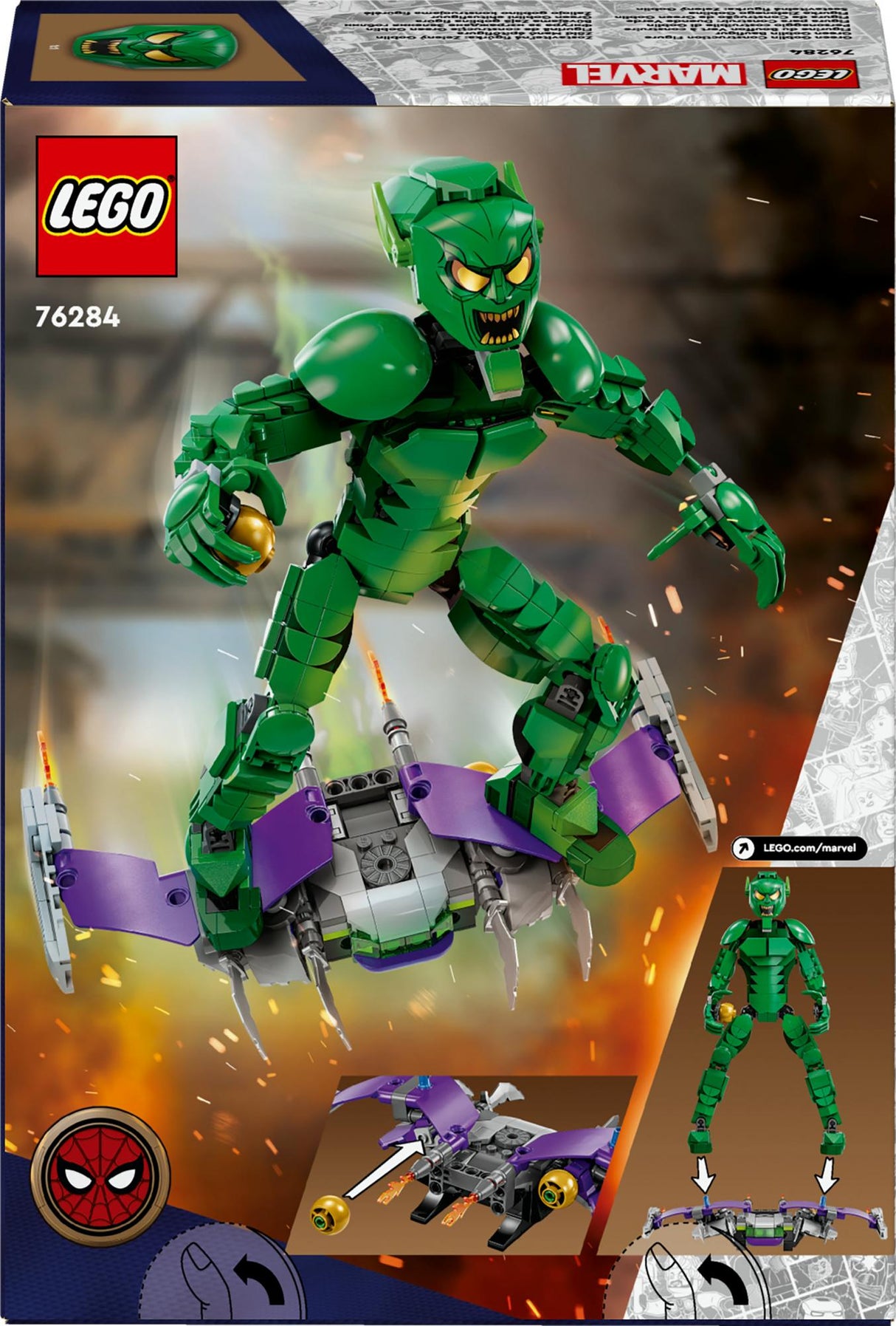 LEGO Super Heroes - Green Goblin Construction Figure (76284) LEGO
