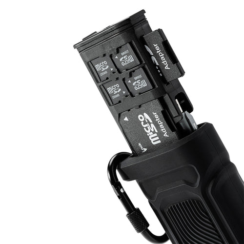 Rollei 2-i-1 Travel kortlæser og kortetui – USB-C – detalje eller anvendelse 6