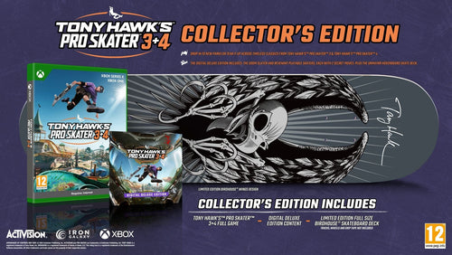 Tony Hawk's Pro Skater 3 + 4 – Collector's Edition – Xbox One / Series X – spillets udgave