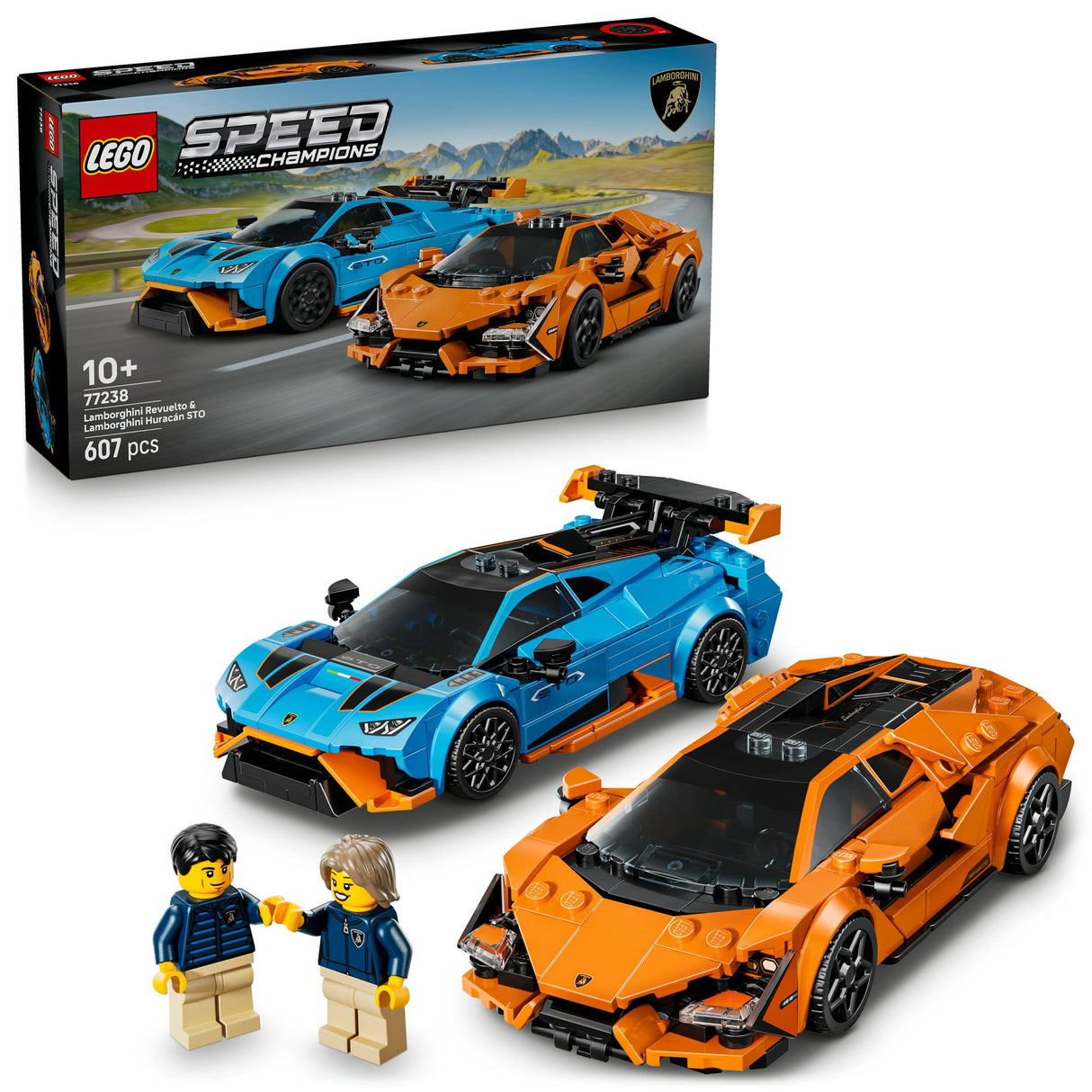 LEGO - Speed Champions - Lamborghini Revuelto & Huracán STO (77238) LEGO