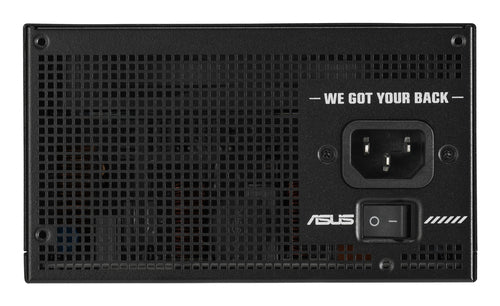 ASUS TUF Gaming 1000P – 1000 W Platinum strømforsyning – netstik og afbryder