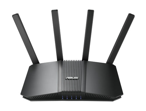 ASUS RT-BE59 sort Wi-Fi 7-router – set forfra