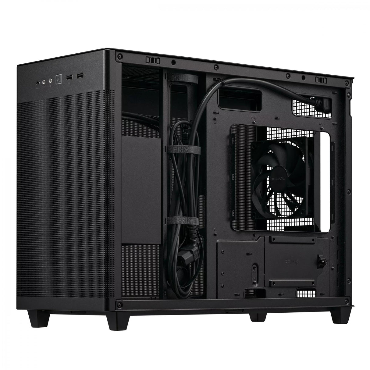 ASUS Prime AP201 TG MicroATX/MiniITX CASE Black Edition ASUS