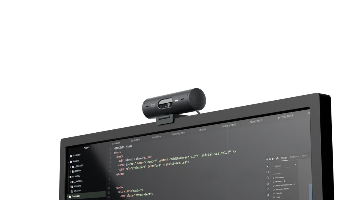 Logitech - Brio 500 Full HD Webcam USB-C GRAPHITE Logitech