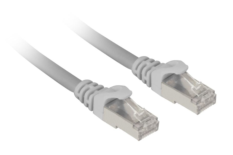 Sharkoon patch network cable SFTP, RJ-45, with Cat.7a raw cable (grey, 5 meters) Sharkoon