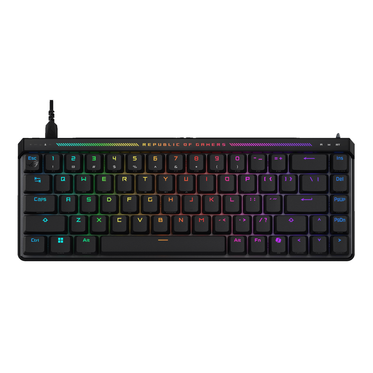 ASUS ROG FALCHION ACE HFX (M605) 65% Analog Gaming Keyboard with ROG HFX Magnetic Switches ASUS