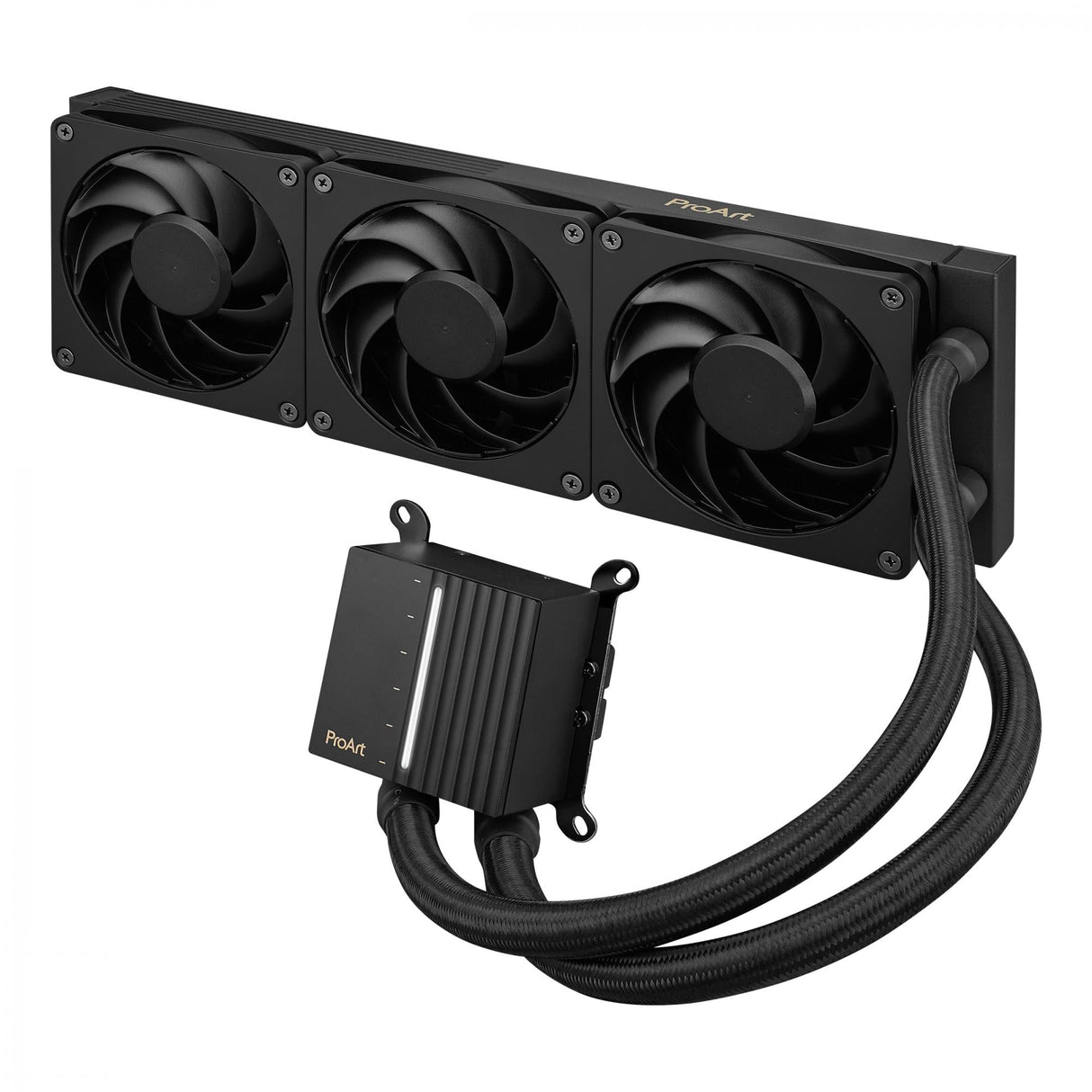 ASUS ProArt LC 360 AiO Liquid Cooler with 3x120mm Alphacool Apex Stealth Metal Power Fans ASUS