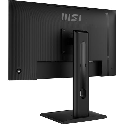MSI PRO MP275PG E14 – 27″ skærm, 1920 × 1080, 144 Hz – bagside set skråt