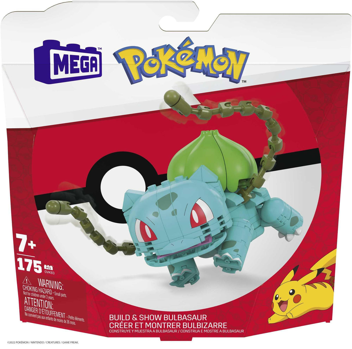MEGA - Pokémon Build & Show - Bulbasaur (GVK83) Pokémon