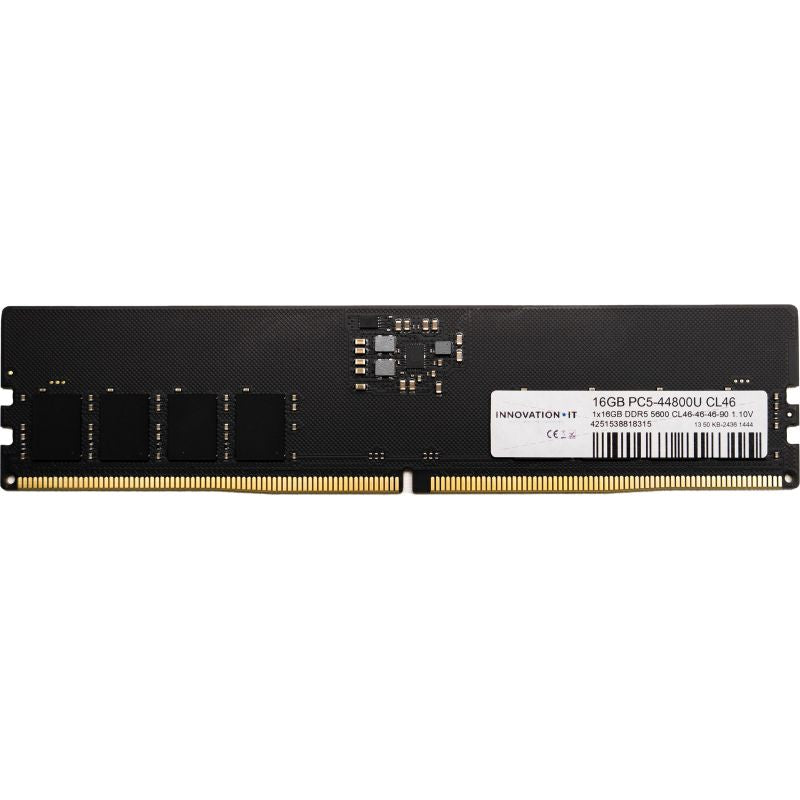 Innovation IT - DDR5 RAM - 5600MHz 16GB CL46 1.10V (CL46-46-46-90)
