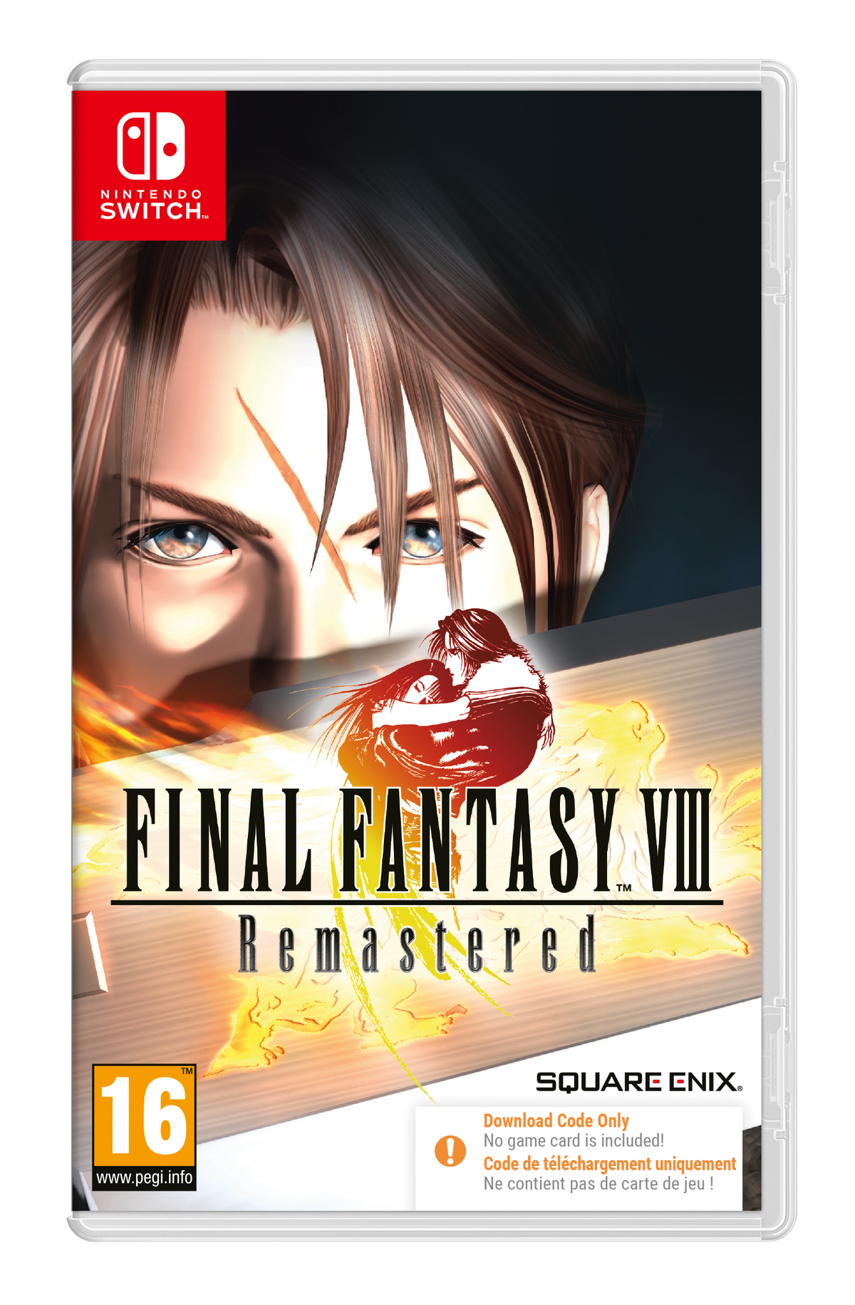 Final Fantasy VIII Remastered Switch Code in a Box – Æske med downloadkode