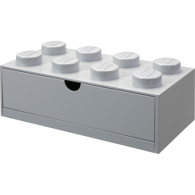 Room Copenhagen LEGO Desk Drawer 8 , storage box (grey, knobs) Room Copenhagen