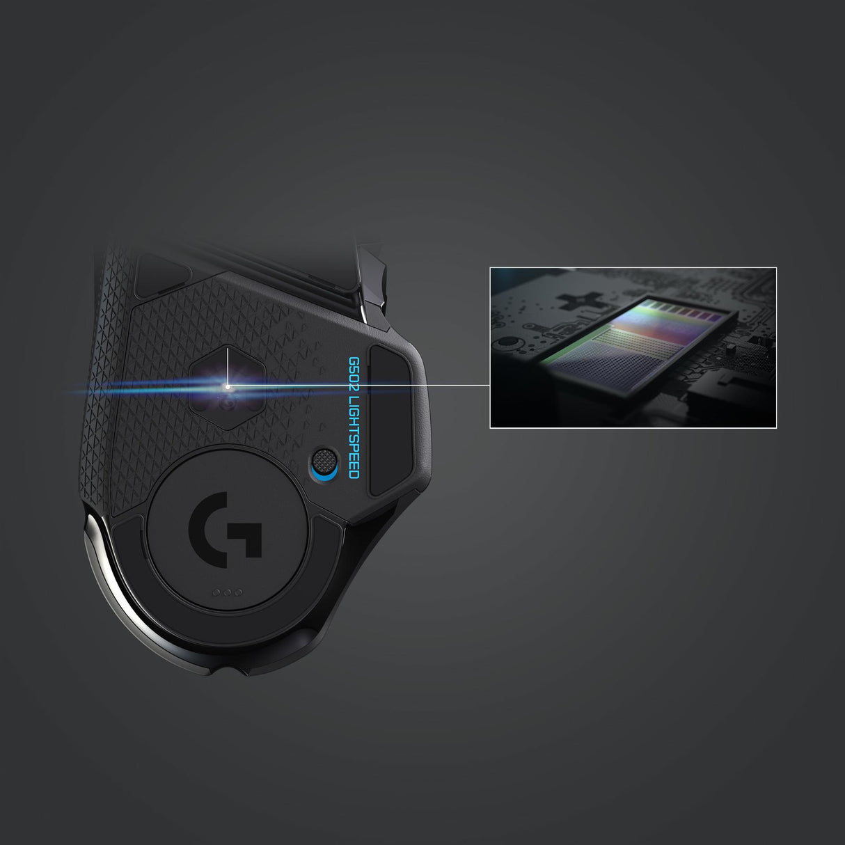 Logitech G502 Lightspeed Wireless - Gaming Mus - Sort Logitech