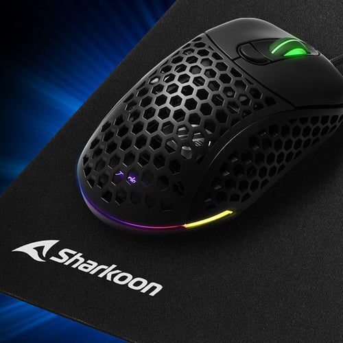 Sharkoon 1337 V2 Gaming Mat M, gaming mouse (black) Sharkoon