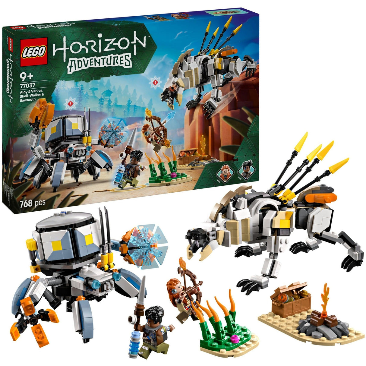 LEGO 77037 Horizon Adventures Aloy and Varl vs. Armored Walker and Sawtooth LEGO