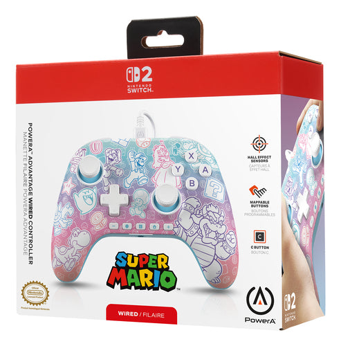 PowerA Advantage Wired Switch 2 Mushroom Kingdom – Emballage
