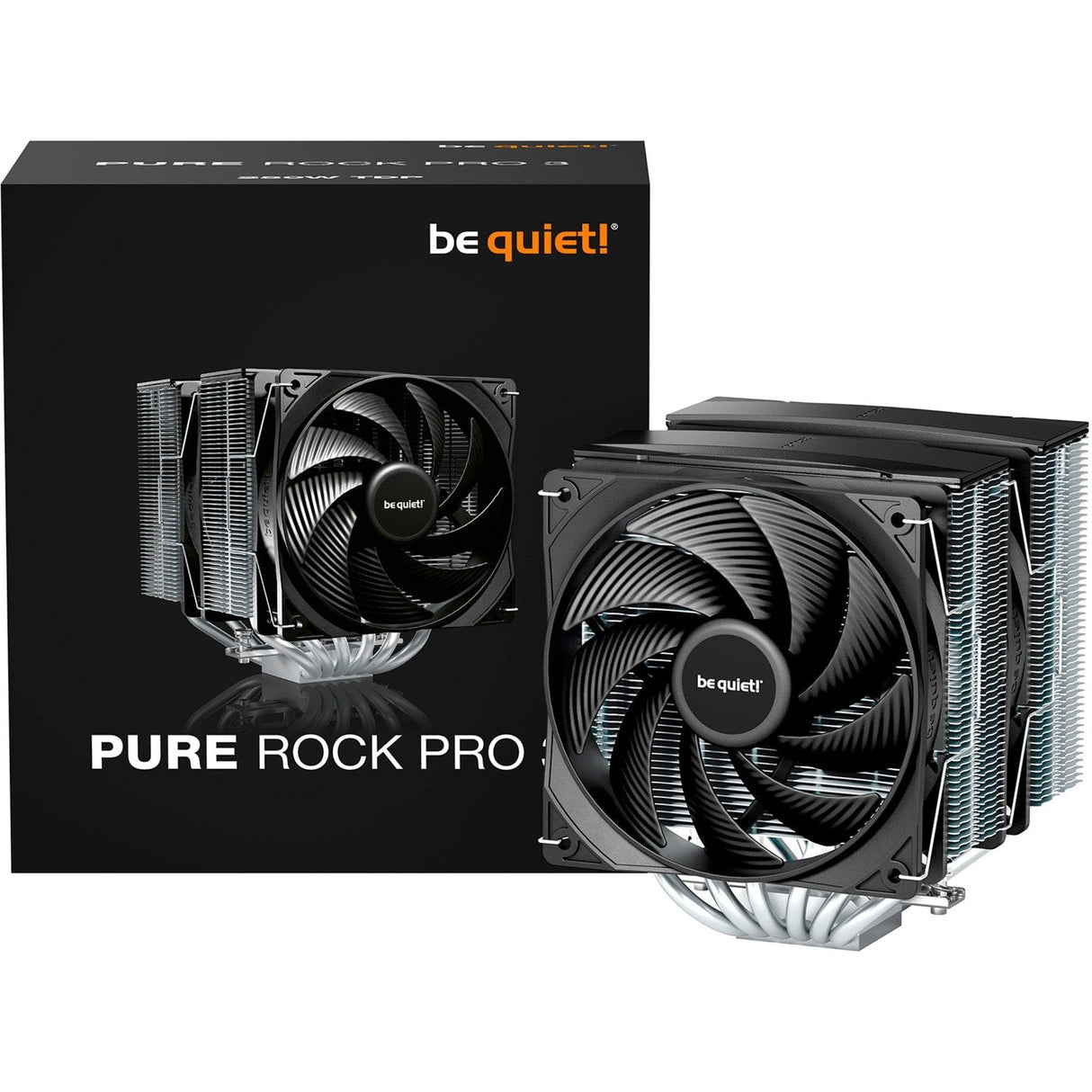 Be quiet Pure Rock Pro 3 (black/silver, 120 mm) Be quiet