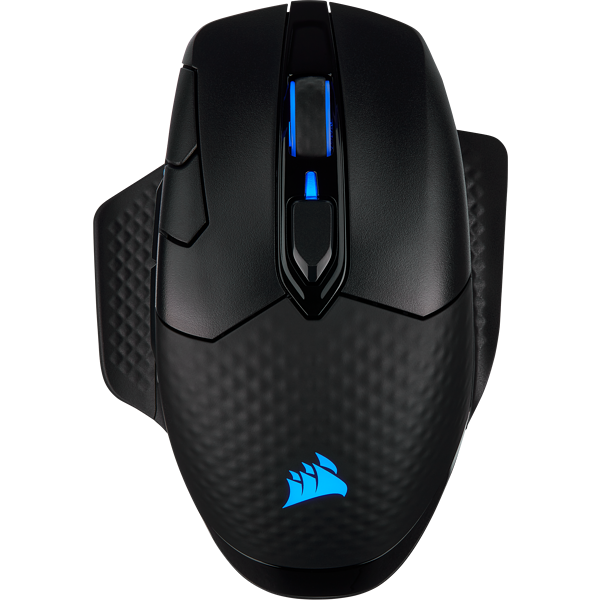 CORSAIR Gaming DARK CORE RGB PRO SE Optisk Trådlös Kabel Svart