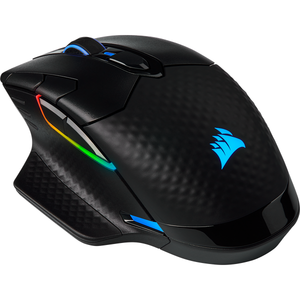CORSAIR Gaming DARK CORE RGB PRO Optisk Trådlös Kabel Svart