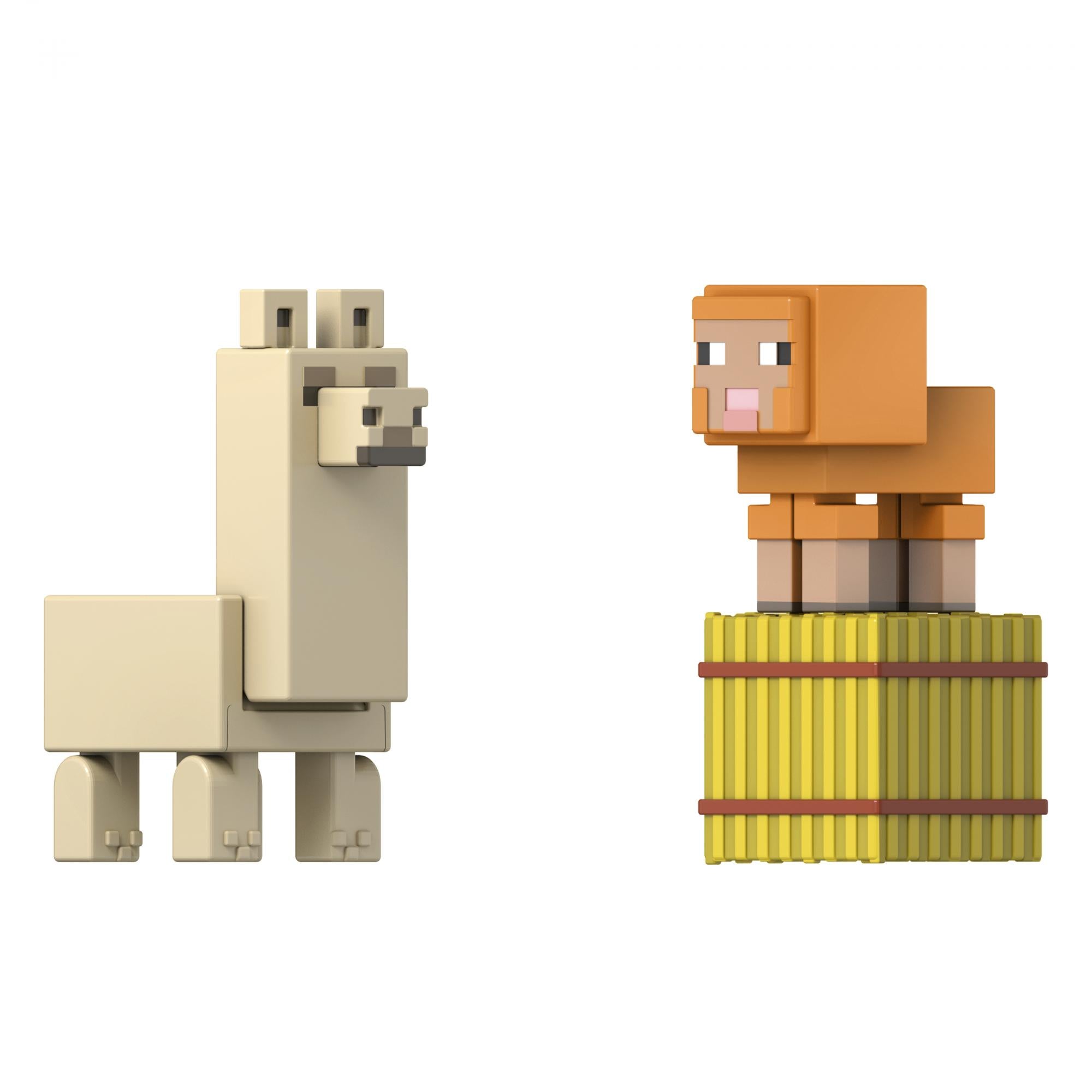 Minecraft – Statuetta Maiale 8 Cm Con Cubi Di Carta, Figura Snodata, Giocattolo Per Bambini, Modello Assortito