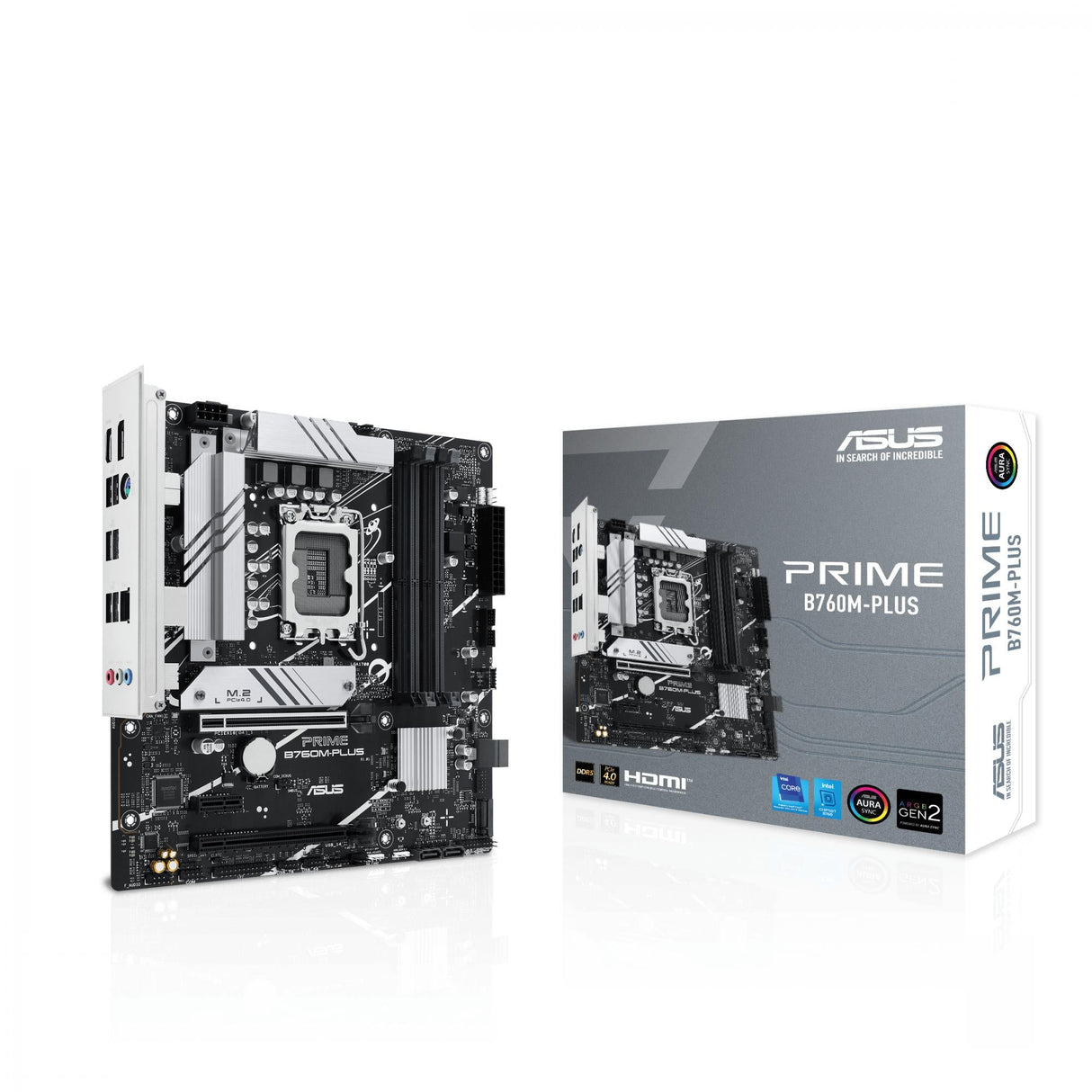 ASUS PRIME B760M-PLUS (mATX, B760, LGA 1700, DDR5) ASUS