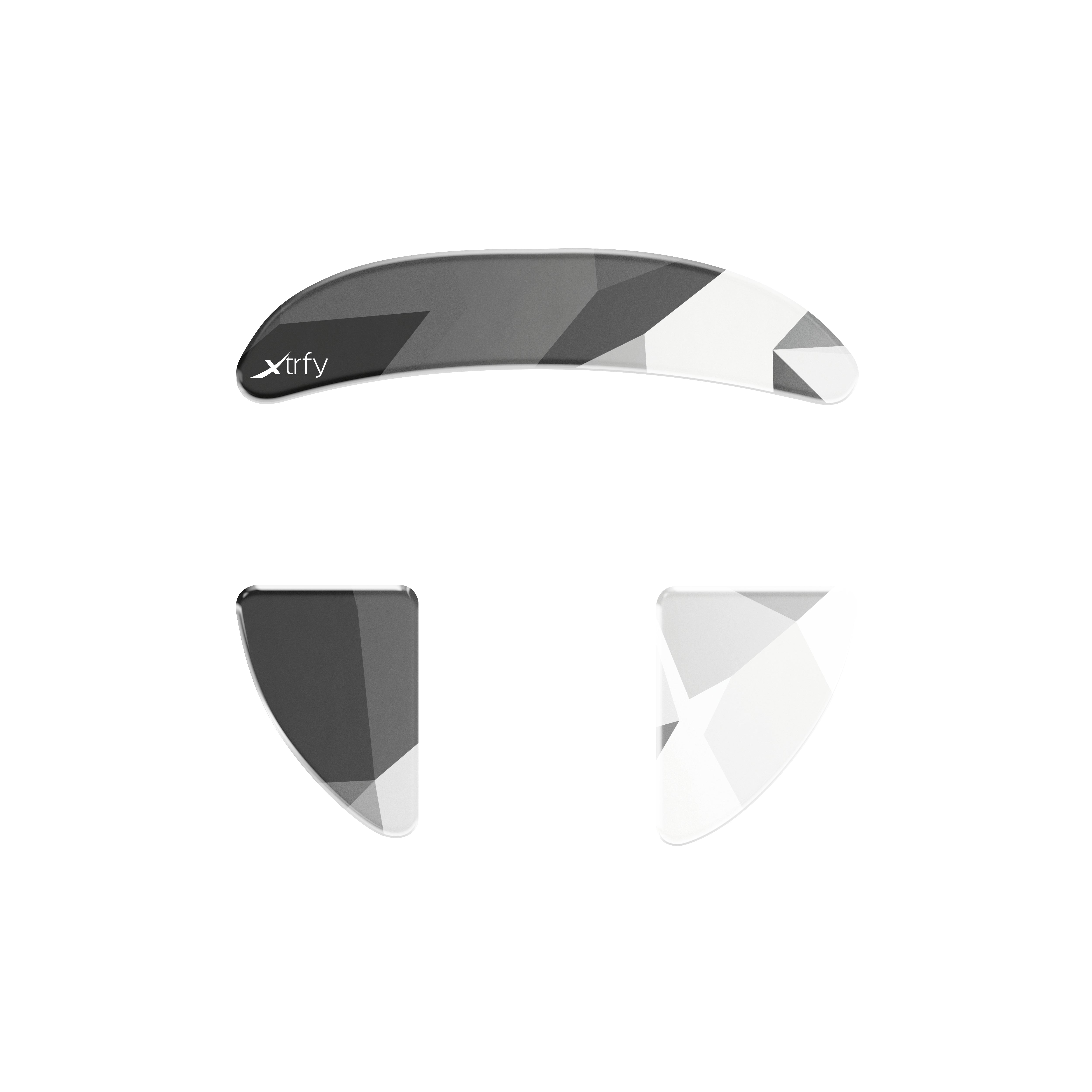 Xtrfy Glass skates, Litus White, MZ1 Xtrfy Gaming AB
