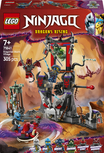 LEGO NINJAGO 71841 – Dragonisk stormlandsby – æskens forside