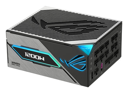 ASUS ROG Thor 1200P3 Gaming E – 1200 W Platinum PSU – OLED-display, blæsergitter og modulære stik