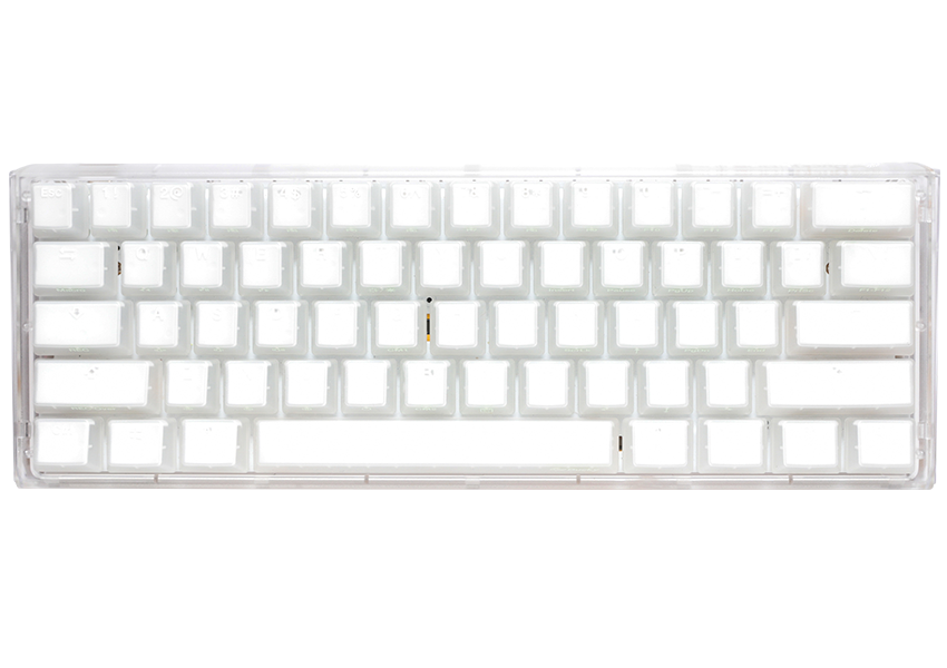 Ducky One 3 - Aura White Nordic - Mini 60% - Körsbärsbrun - RGB
