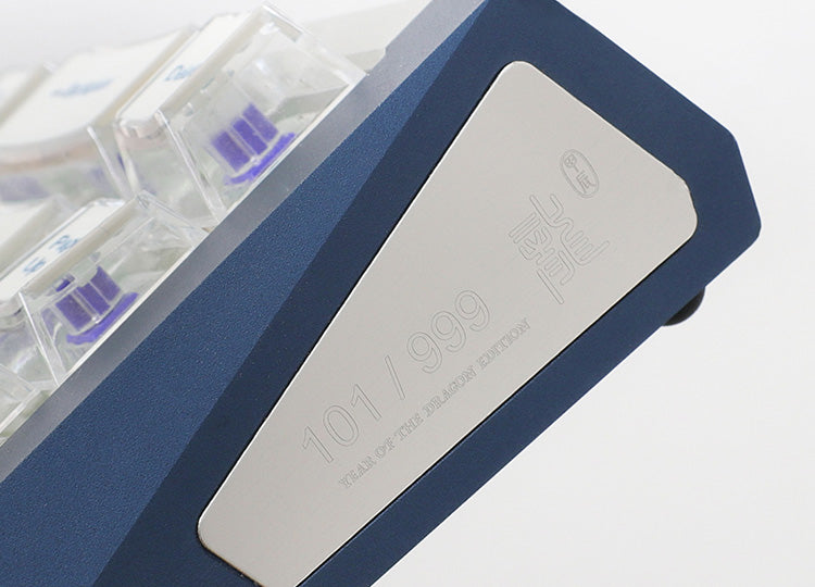 Ducky Outlaw65 - Year of the Dragon Limited Edition (Pre-Built) - Oriental Crystal - MX2A Purple Ducky