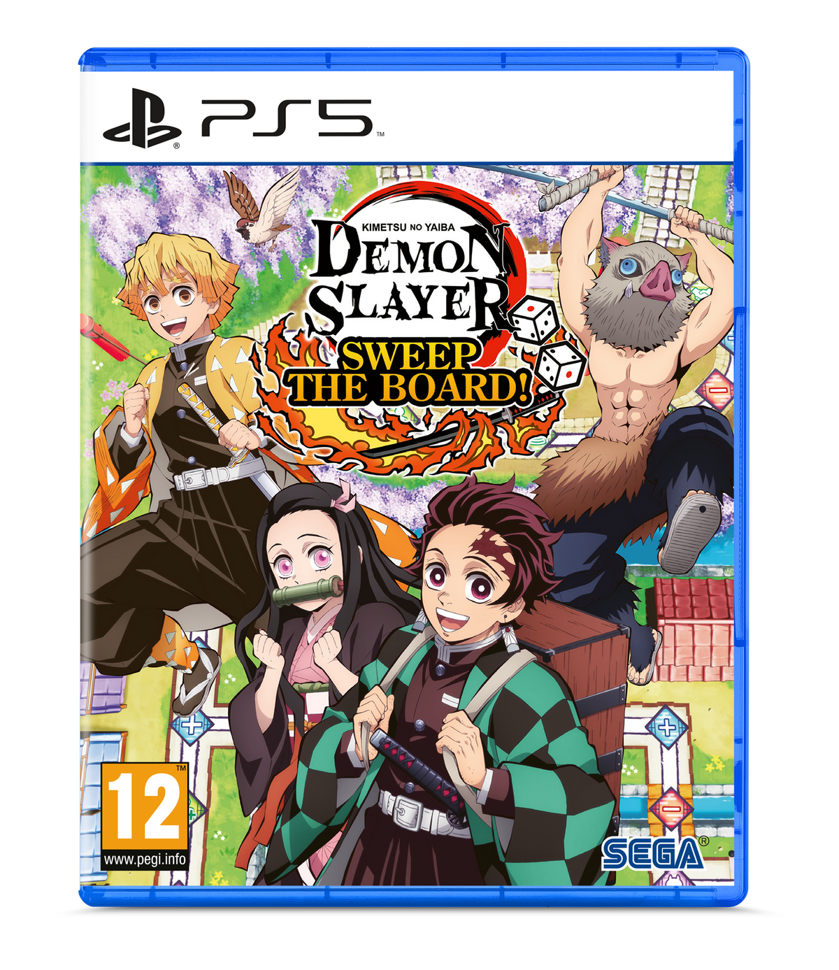 Demon Slayer -Kimetsu no Yaiba- Sweep the Board! – PlayStation 5 – spilomslag