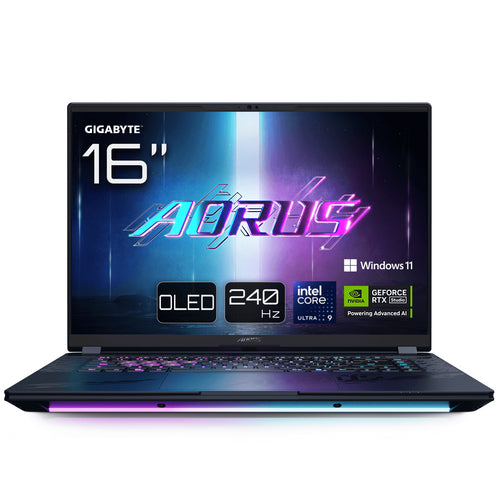 Gigabyte Aorus Master 16 U9 275HX/32GB/2TBSSD/RTX 5080 AZERTY – produktbillede