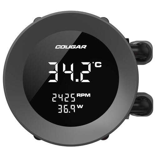 COUGAR Poseidon Vistek 360, ARGB, sort AIO-vandkøler – produktdetalje